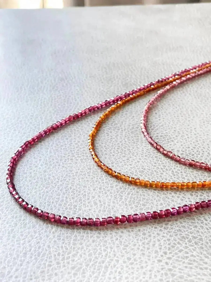 Ancient Fire – Almandine Garnet Necklace - LBV Crafts - Jewelry