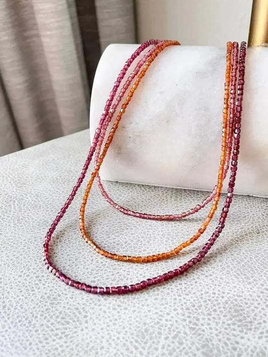 Golden Ember – Ultra - fine Spessartine Garnet Jewelry - LBV Crafts - Jewelry