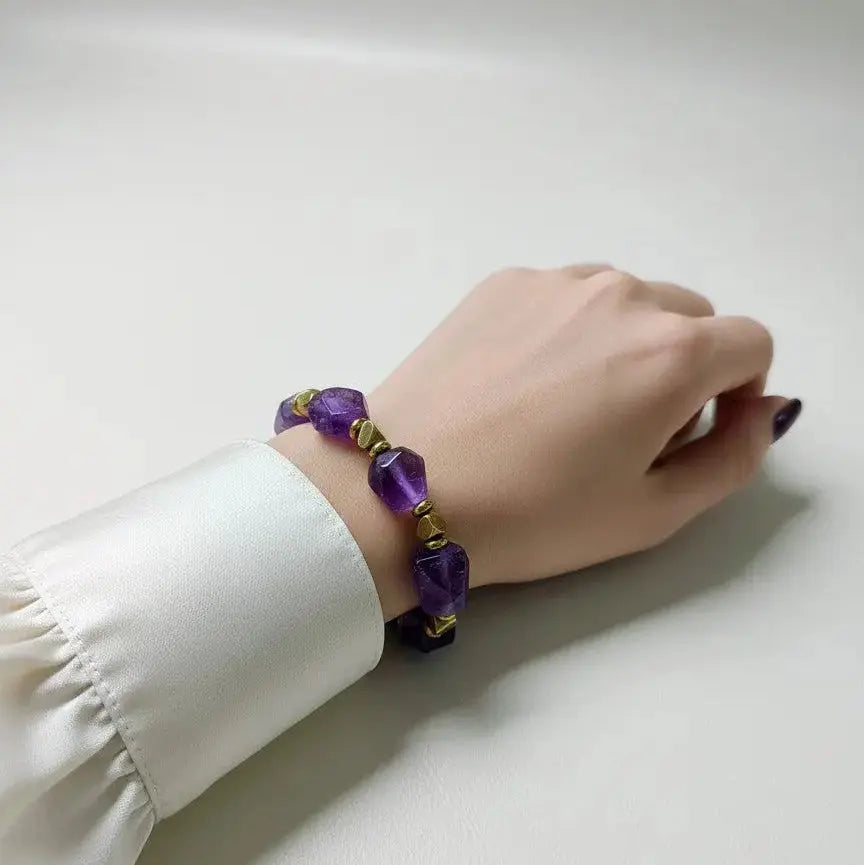 Violet Poise - Faceted Amethyst Jewelry LBV Crafts Jewelry