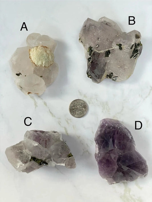 Garden Quartz Crystal with Inclusions – Meigu, Sichuan, China LBV Crafts Mineral Specimen