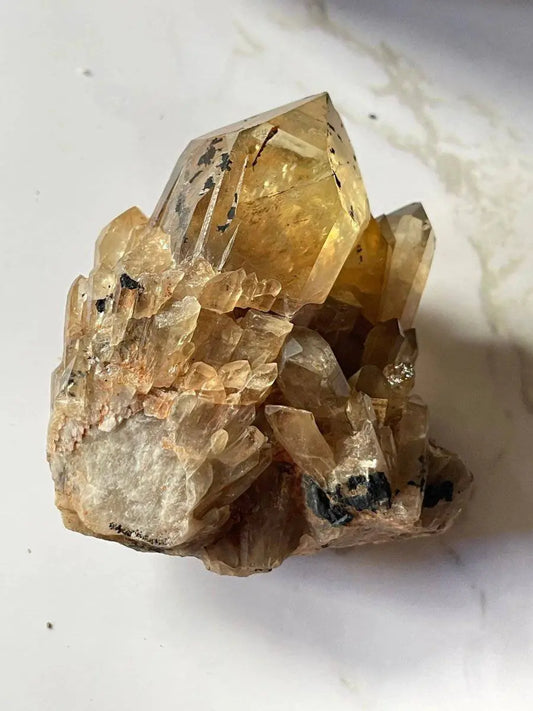 Natural Kundalini Citrine: Untreated Congo Yellow Crystal - LBV Crafts - Crystal