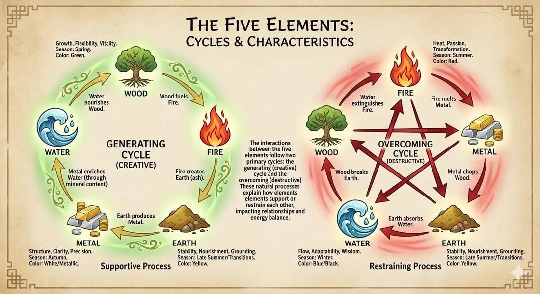 5 Element Chinese Zodiac: A Complete Explanation Of Their Influence - LBV Crafts