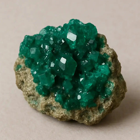 Dioptase Spiritual Meaning – The Stone of Heart’s Truth 🧪 - LBV Crafts