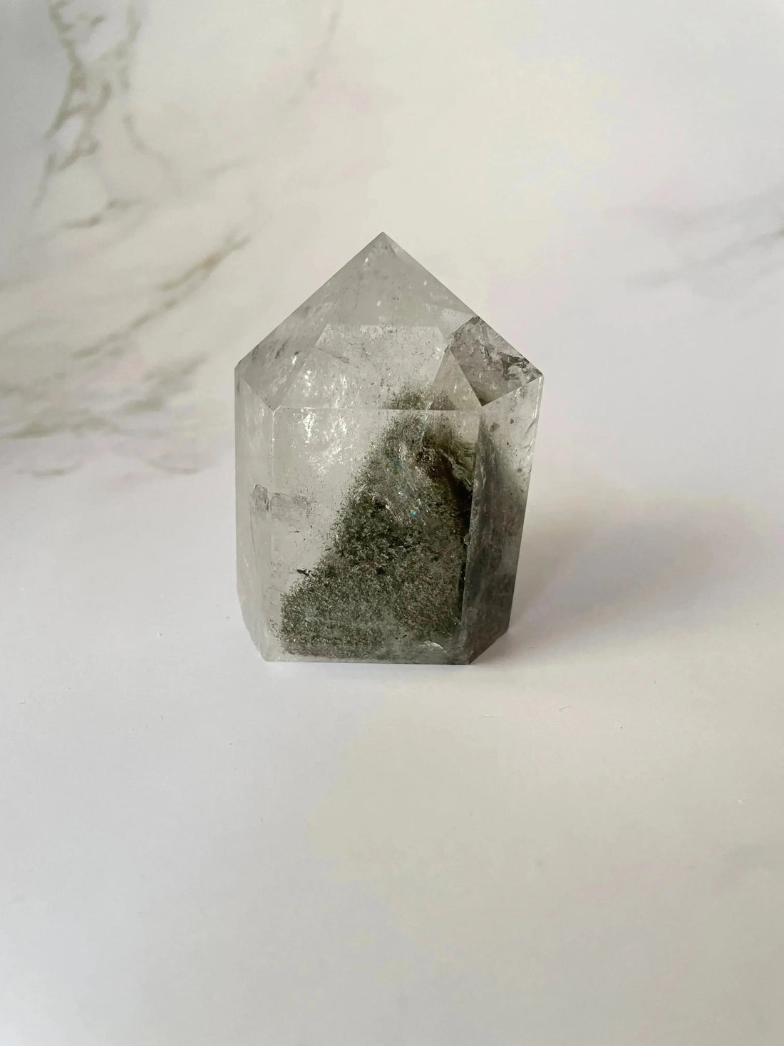 The Healer’s Stone of Growth and Renewal - Green Phantom Quartz - LBV Crafts
