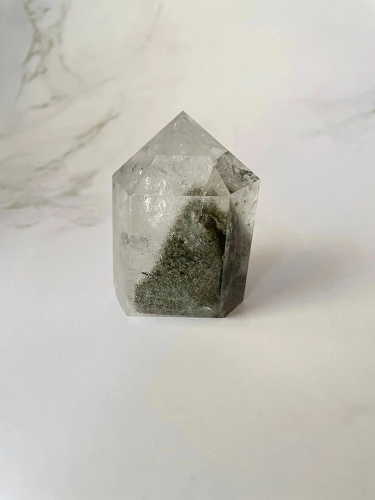 The Healer’s Stone of Growth and Renewal - Green Phantom Quartz - LBV Crafts