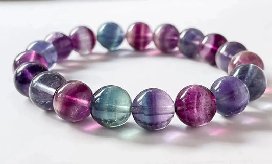 Rainbow Fluorite Bracelet - LBV Crafts - Jewelry