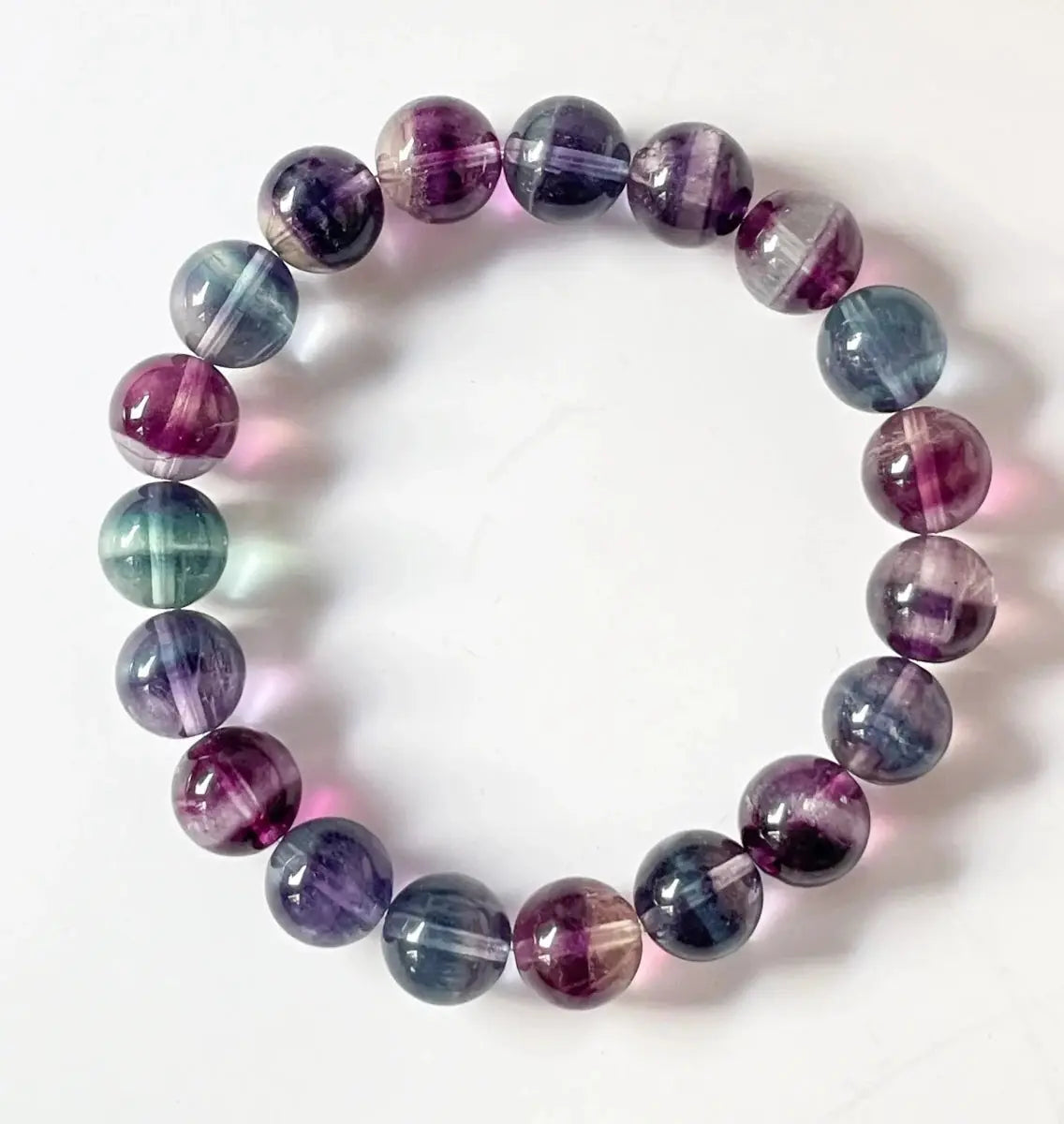 Rainbow Fluorite Bracelet - LBV Crafts - Jewelry