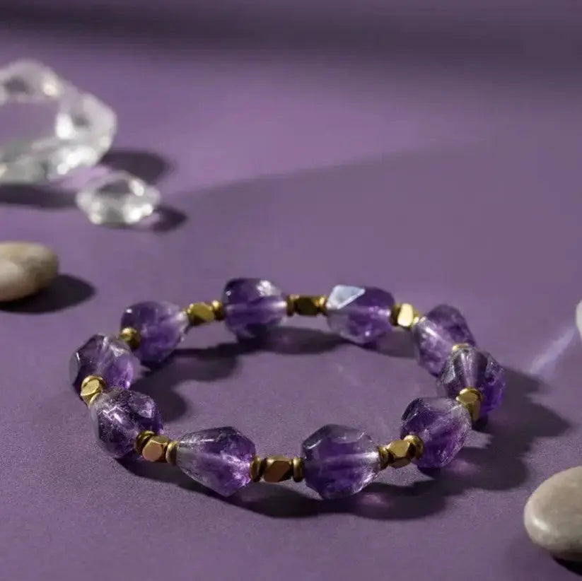 Violet Poise - Faceted Amethyst Jewelry LBV Crafts Jewelry