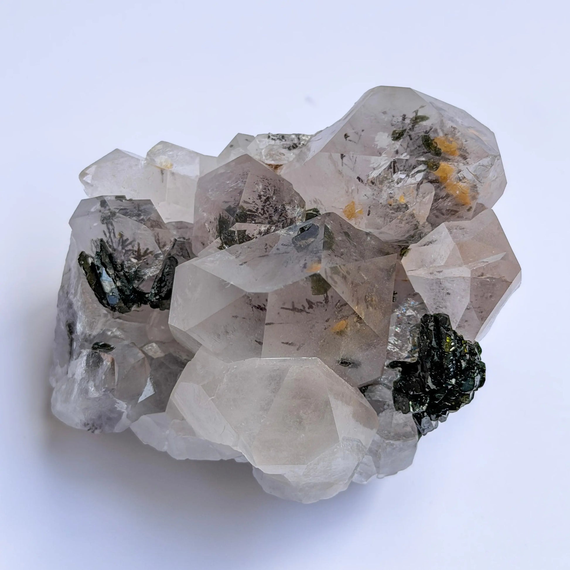 Garden Quartz with Epidote and Hematite Inclusions LBV Crafts Crystal