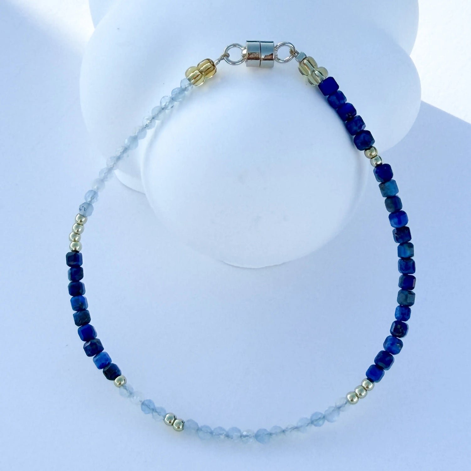 Ocean Calm - Sodalite and Aquamarine Jewelry Minimalist Style LBV Crafts Jewelry