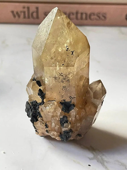 Natural Kundalini Citrine: Untreated Congo Yellow Crystal - LBV Crafts - Crystal