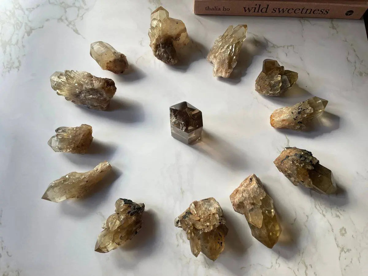 Natural Kundalini Citrine: Untreated Congo Yellow Crystal - LBV Crafts - Crystal