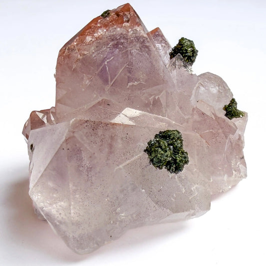 Sichuan Garden Quartz - Pink Amethyst with Epidote, Hematite Inclusions LBV Crafts Crystal