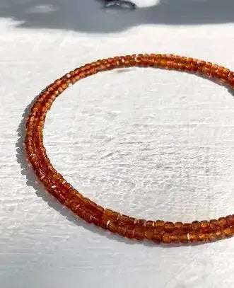 Golden Ember – Ultra - fine Spessartine Garnet Jewelry - LBV Crafts - Jewelry