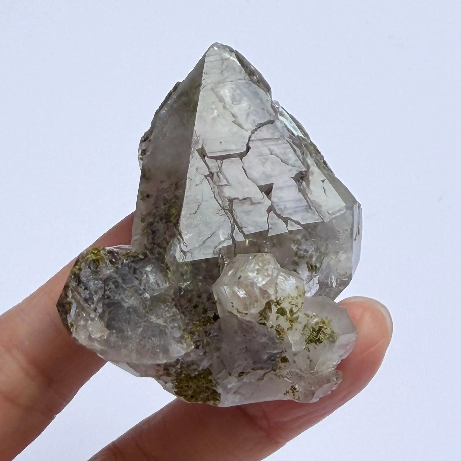 Epidote Quartz LBV Crafts Crystal