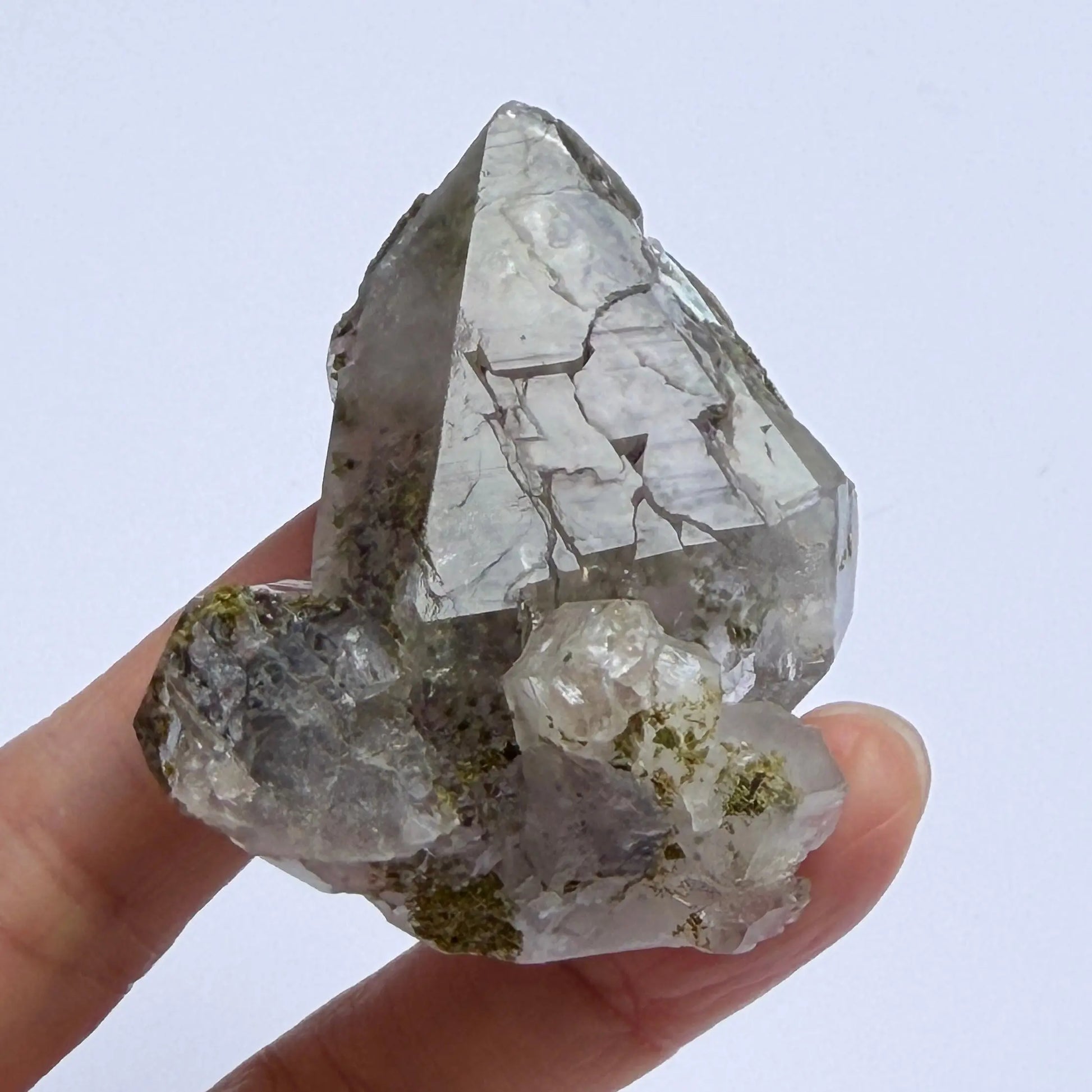 Epidote Quartz LBV Crafts Crystal