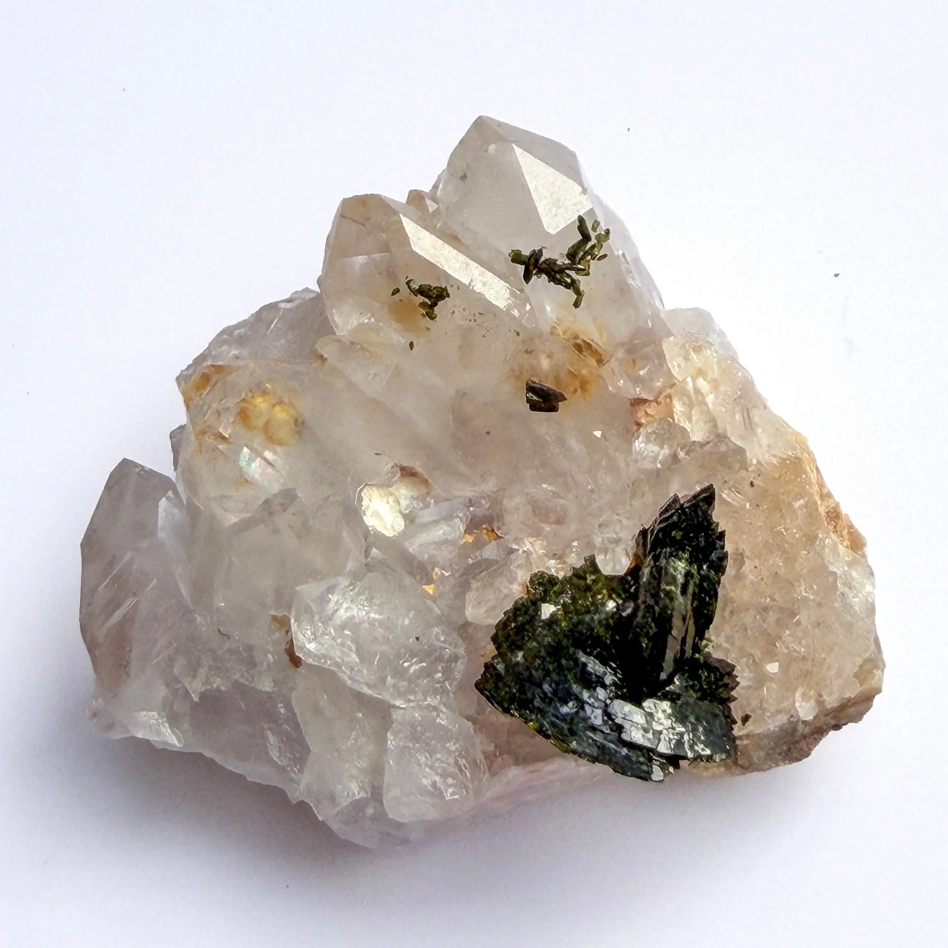 Garden Quartz: Classic Epidote Quartz LBV Crafts Crystal