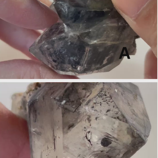 Enhydro Crystal with ancient trapped water moving inside